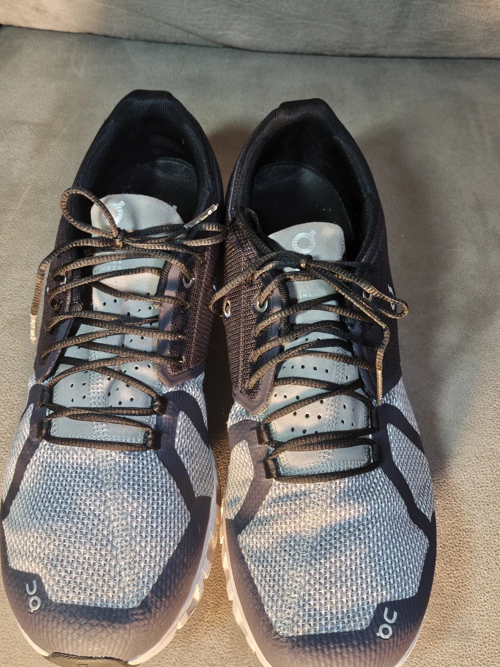 On Running Men's Cloud Sneakers — Black & White